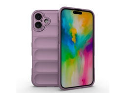 Capa Magic Shield Para Iphone 16 Plus - Tpu Com Forro Aveludado E Proteção Anti-quedas
