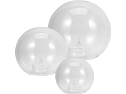 Conjunto De 3 Velas Decorativas Esféricas De Led Para Centros De Mesa E Festas (lâmpadas Não Incluídas)