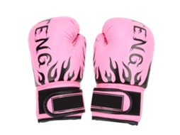 Omni-2pcs Luvas De Boxe Para Crianças Proteção De Mãos Para Luta Soco Saco Esporte Ao Ar Livre Rosa