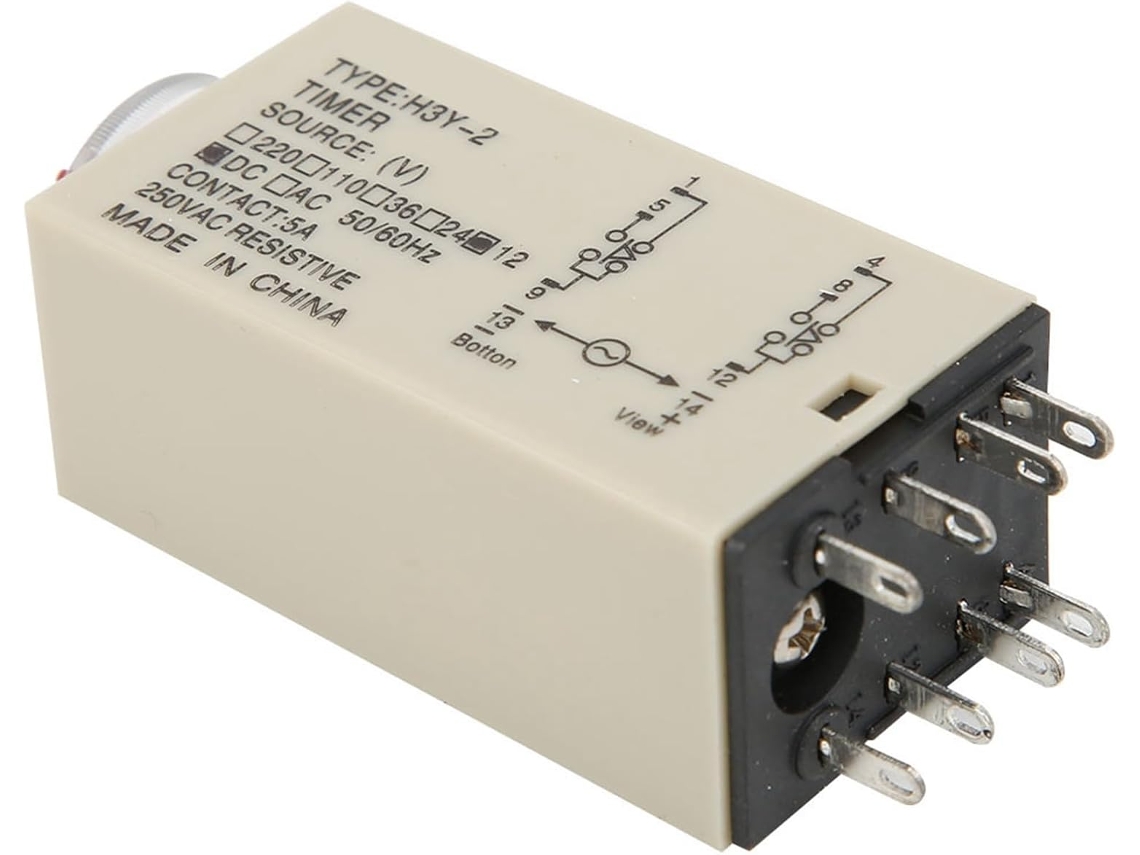 Relé De Retardo Tempo 0~5s Interruptor Controle 8 Pinos