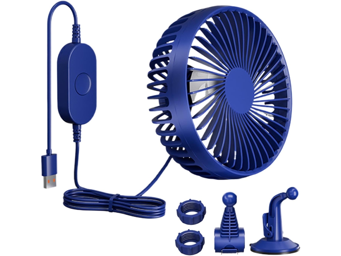 Ventilador Usb Para Carro, Silencioso E Potente