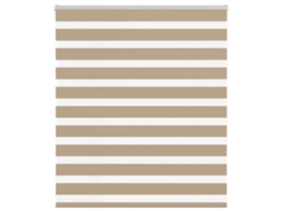 Vidaxl Cortina De Zebra 130x150 Cm Largura Do Tecido 125,9cm Poliéster