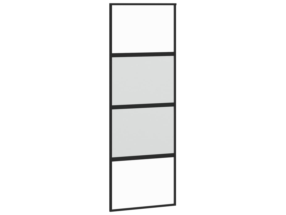 Sliding Door, Sliding Doors Vidaxl Preto Vidro (76 X 205 Cm)