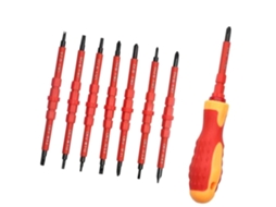 Laxiscreed Kit De Chaves De Fenda Isoladas Com Bits Extras Para Uso Fácil E Seguro Em Eletricidade