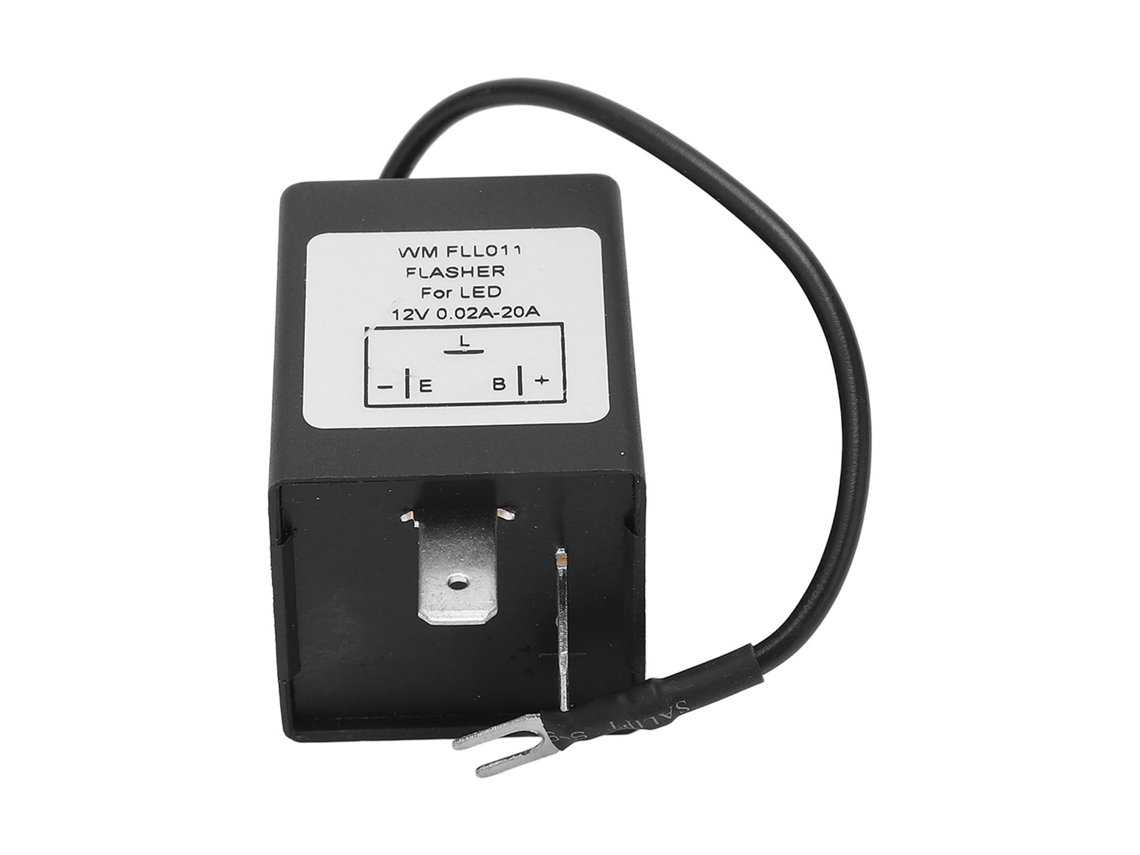 Relé intermitente led 2 pin de alta potencia para moto coche vehículos eléctricos 12v