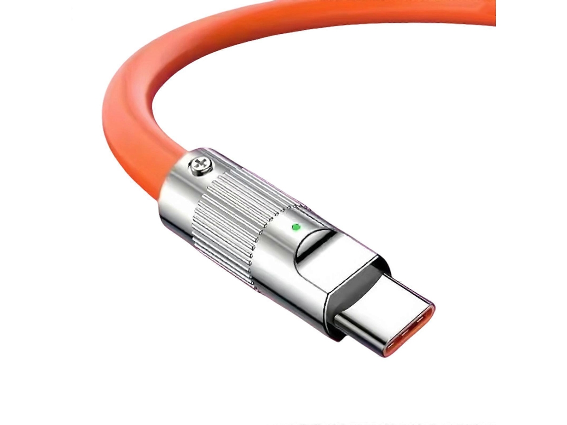 Lurelia Cabo Usb-c, Laranja, 120 W, 1m, Telemóveis, Carregamento Rápido