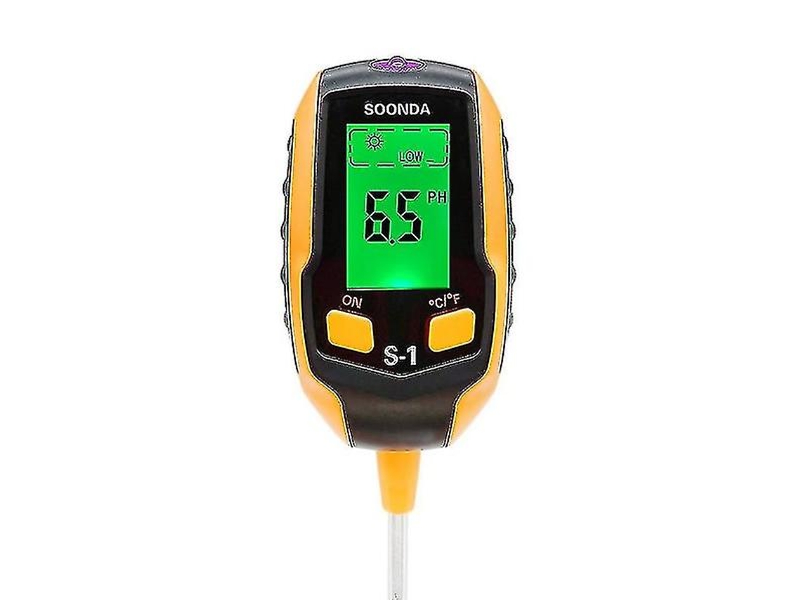 Medidor De Ph Do Solo 4 Em 1, Testador Umidade, Teste Digital Solo Aquaforge