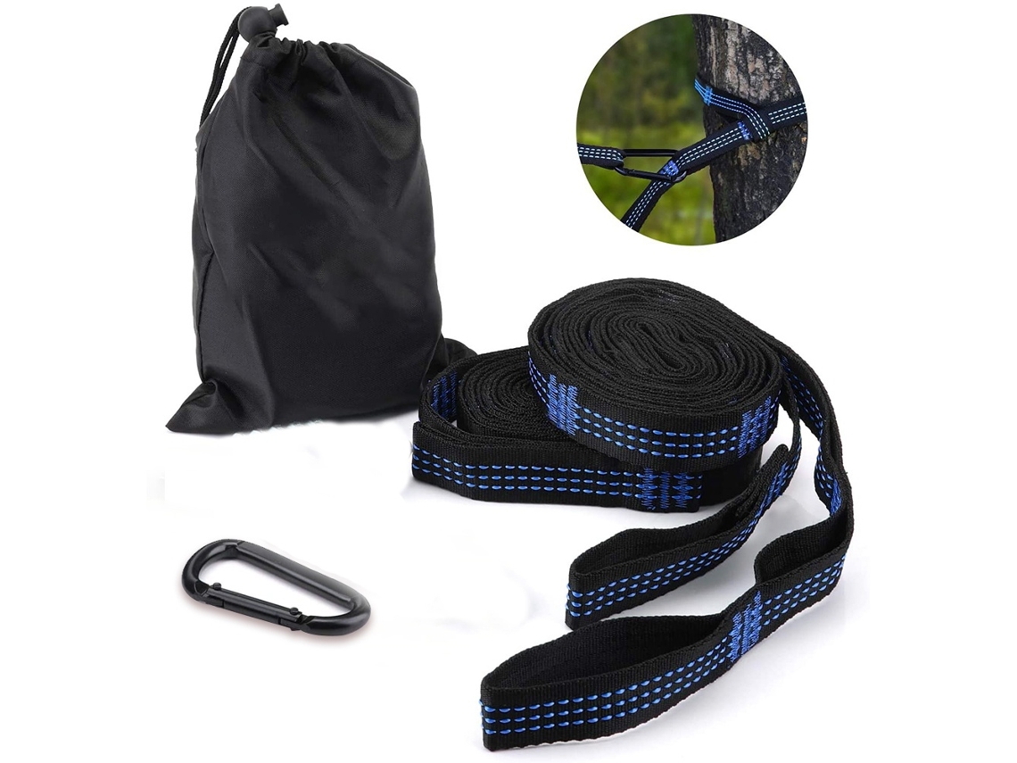 Cintas Para Rede Lurelia 2.000 Libras, Capacidade De Carga 500 Kg, 100 Kg Para Baloiço E Árvore Em Poliéster, Cor Azul
