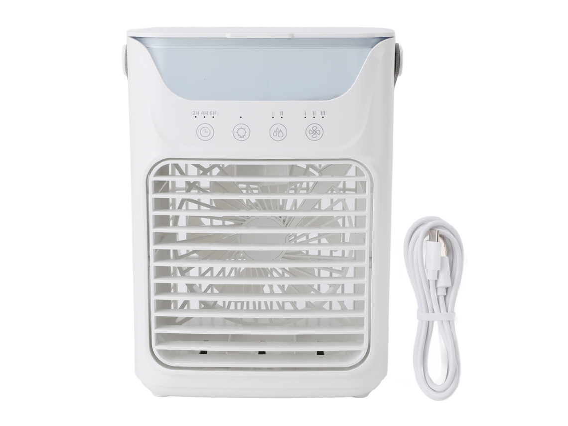 Ventilador Portátil Usb com Resfriamento Água Silencioso