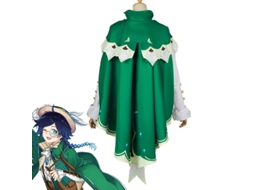 Genshin Impact Cosplay Wendy Saia Peruca Conjunto Completo Xl