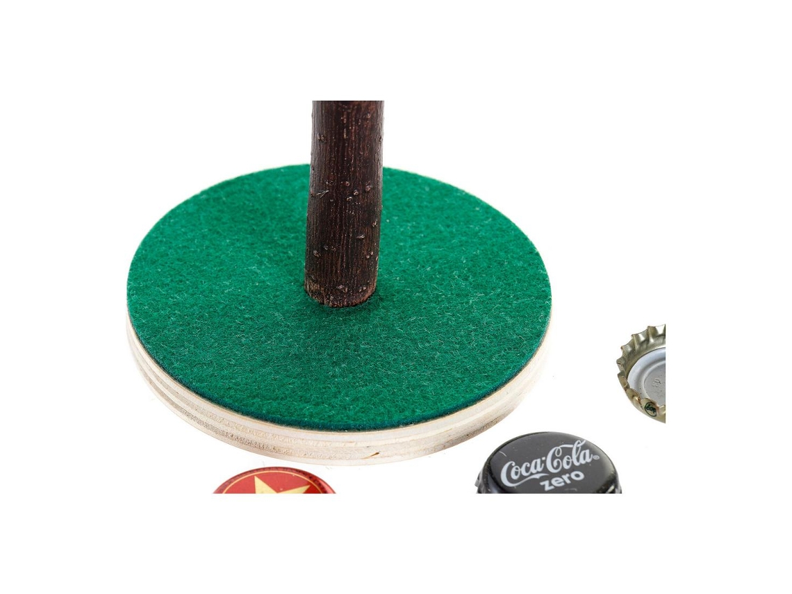 Jogo de Madeira Dkd Home Decor Polipropileno 9.5 X 9.5 X 15.5 Cm