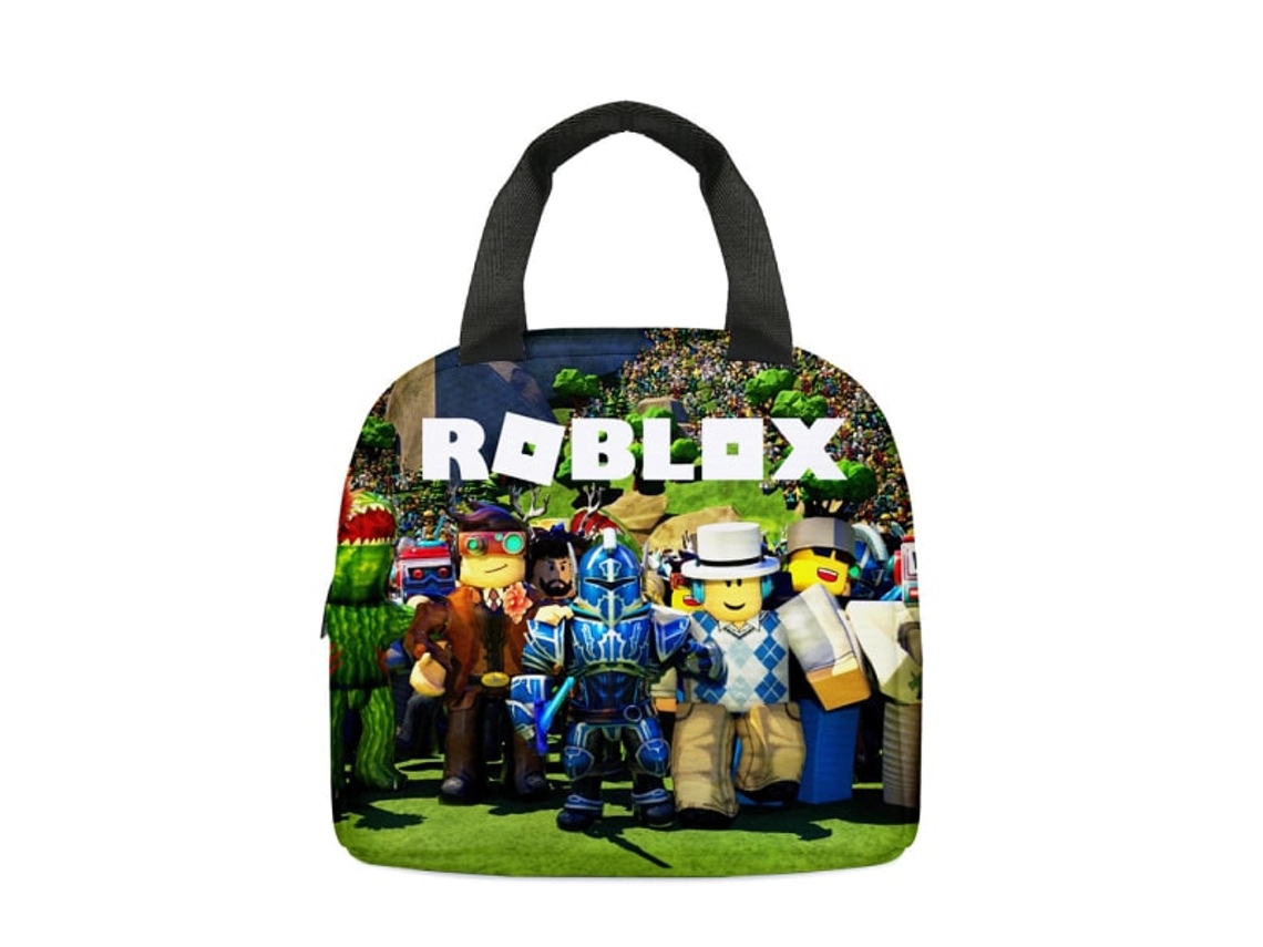 Lancheira Roblox, Bolsa Térmica para Piquenique, Presente Escolar Ideal para Crianças, Aquaforge