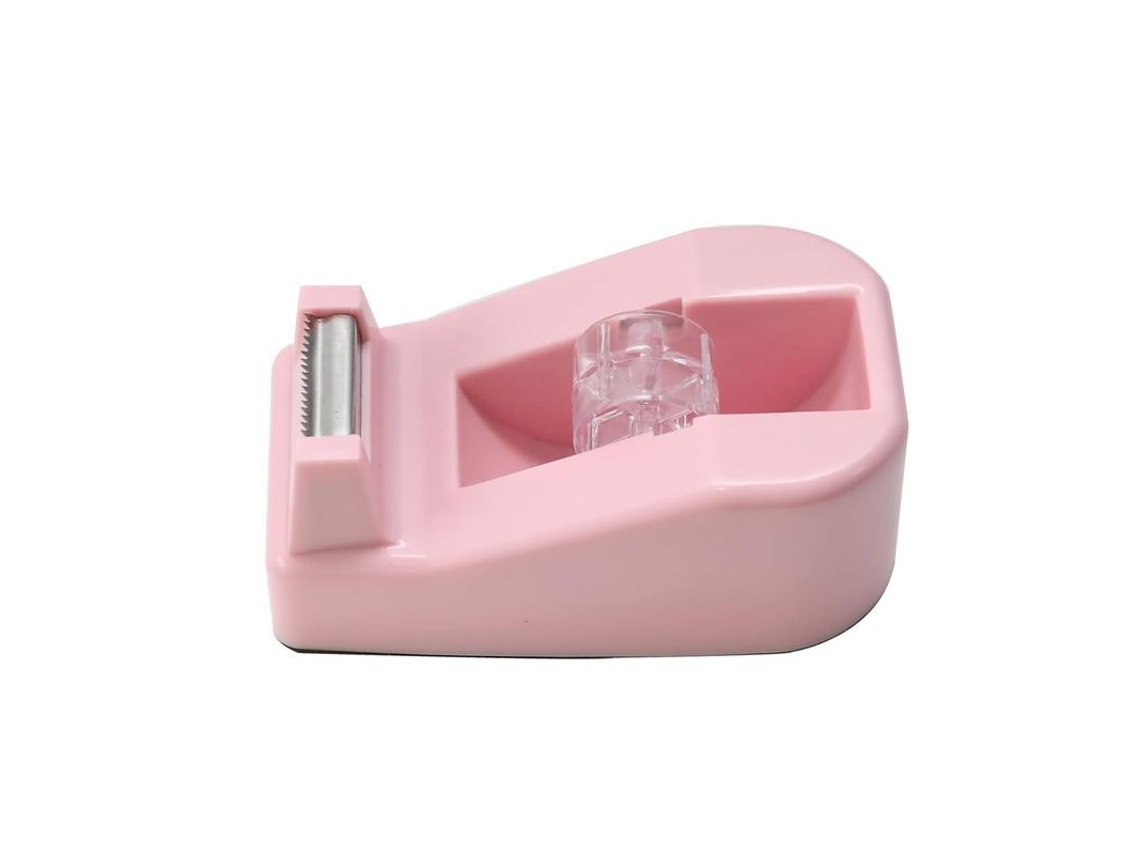 Dispensador De Fita Rosa Para Escritório, Restaurante, Floricultura E Padaria Com Lâmina De Aço Inoxidável