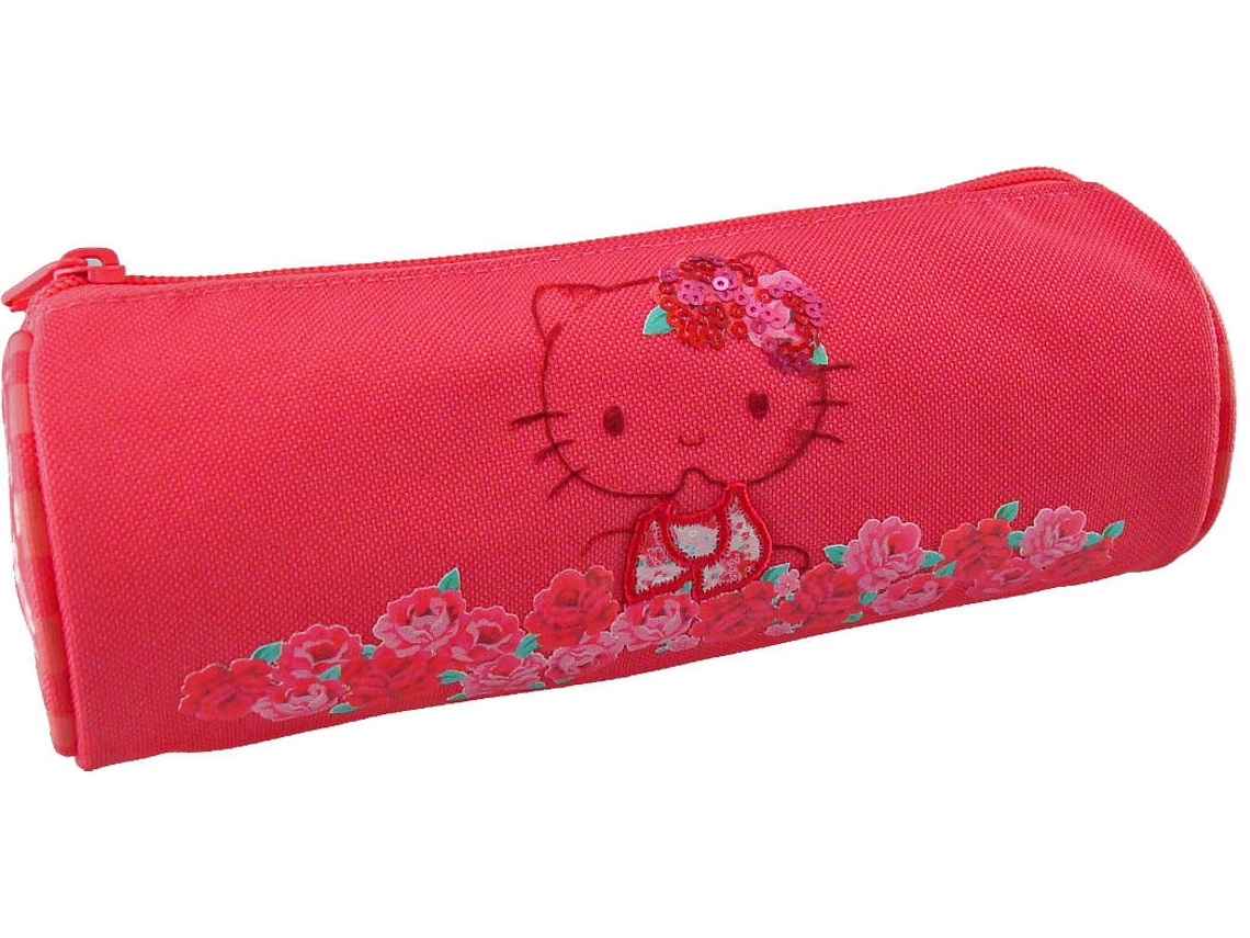 Estojo HELLO KITTY Passion Roses (Rosa - Poliéster - 22x8x8cm)