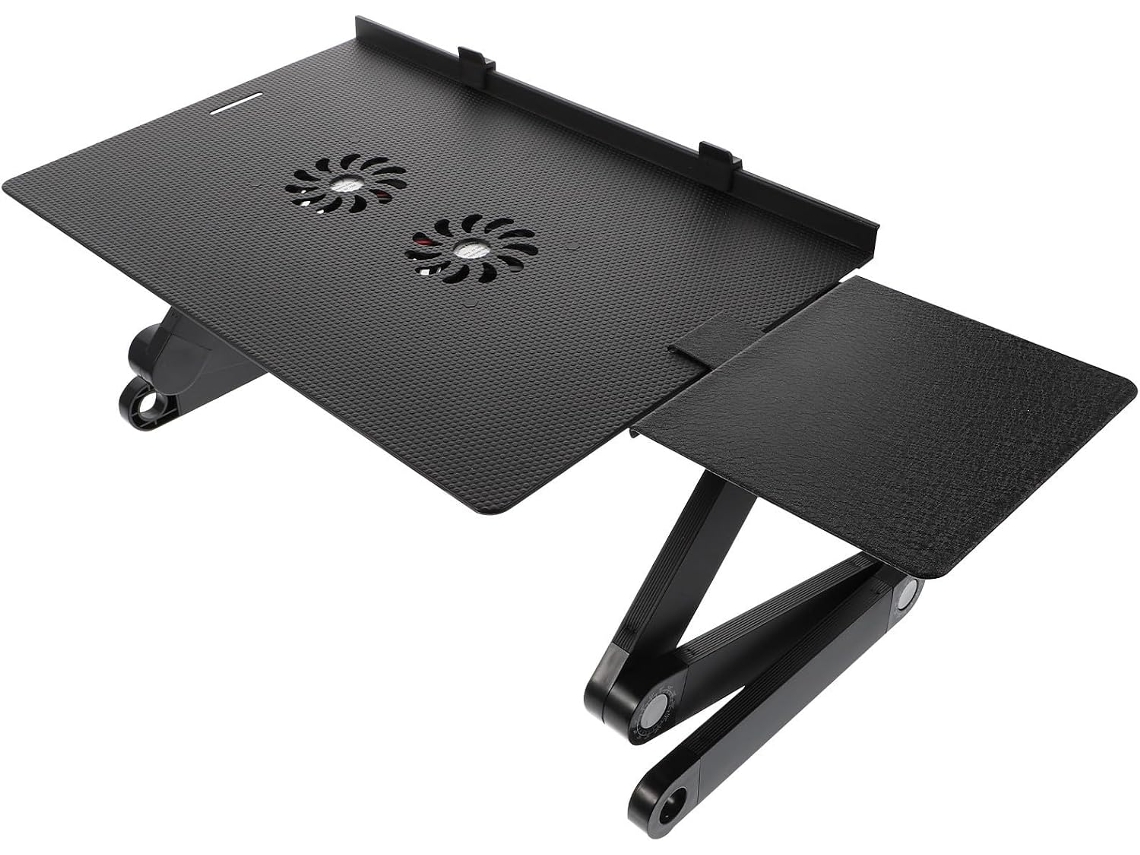 Suporte De Computador Dobrável Em Liga De Alumínio Ajustável Para Laptop, Para Escritório E Festa De Verão