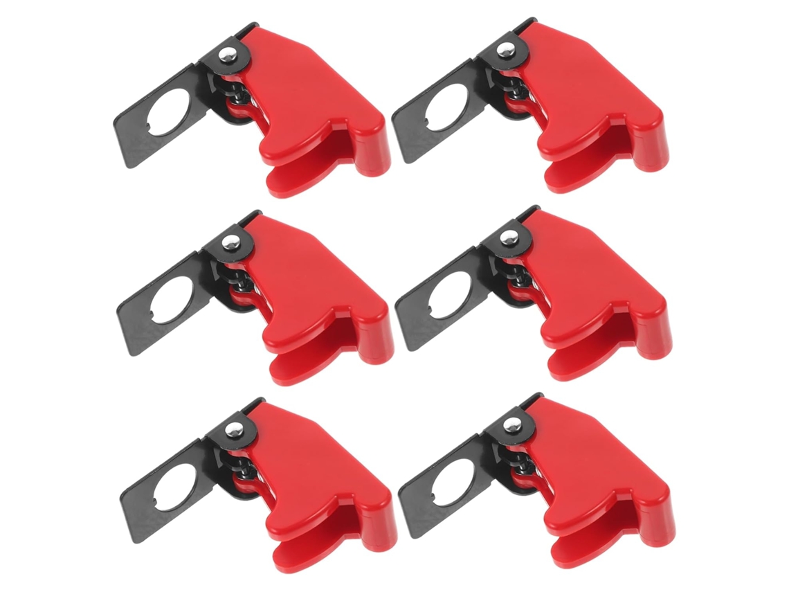 Conjunto De 6 Capas Protetoras Impermeáveis Para Interruptores Basculantes.