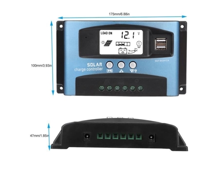 Controlador HJ011 do regulador de carga do painel solar CHT 50A MPPT ATYHAO