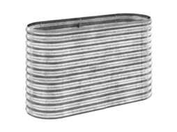 Garden Raised Bed, Garden Raised Beds Vidaxl Prateado Aço (114 X 40 X 68 Cm)