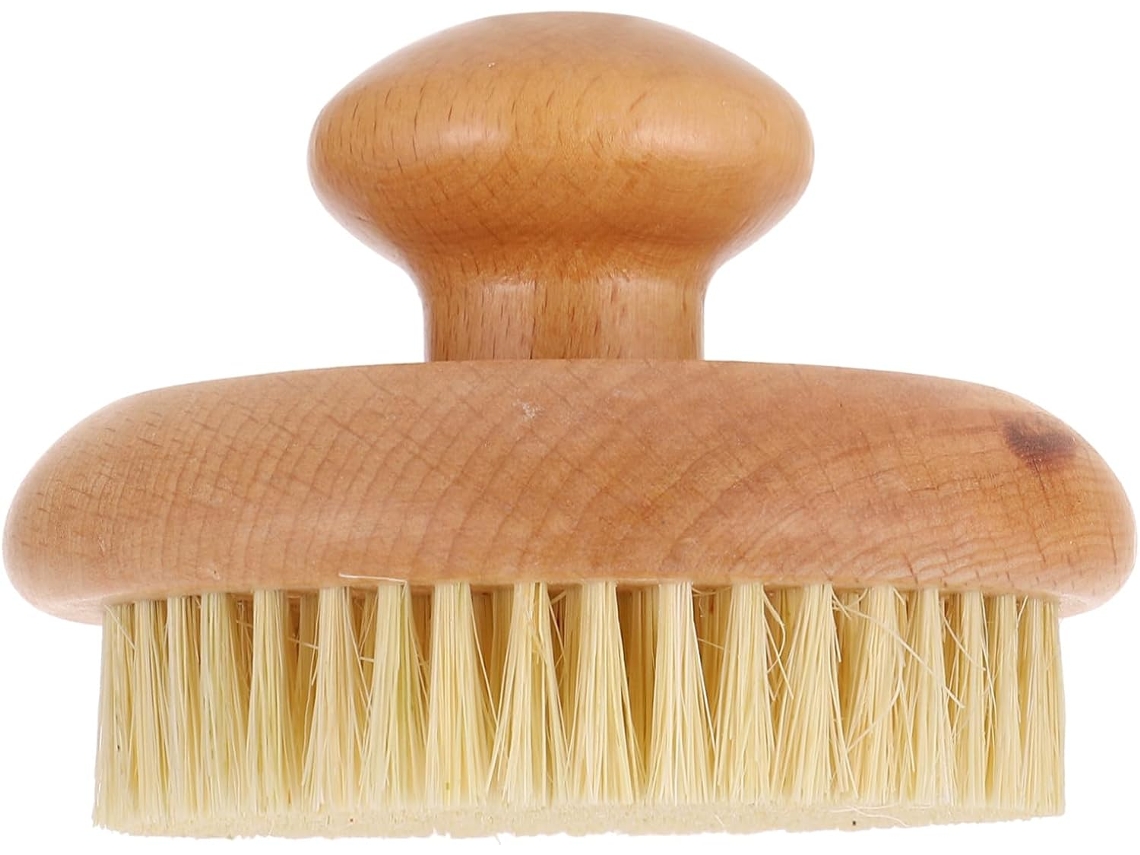 Escova Esfoliante Corporal Redonda, Escova De Massagem E Esfoliação Em Material Sintético Para Remover Células Mortas Da