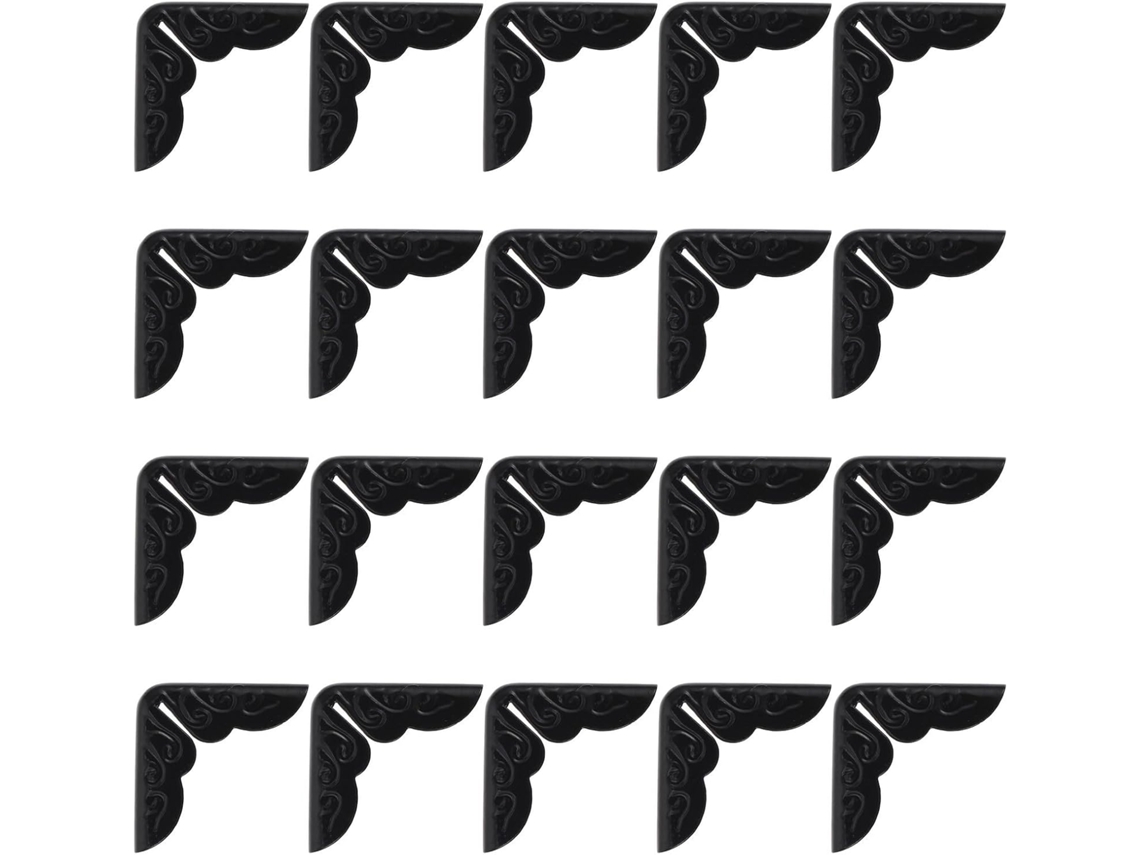 Proteção De Ângulo Para Álbum 14 Mm Bicolor 100 Peças Para Scrapbooking E Uso Escolar Finition Triangular