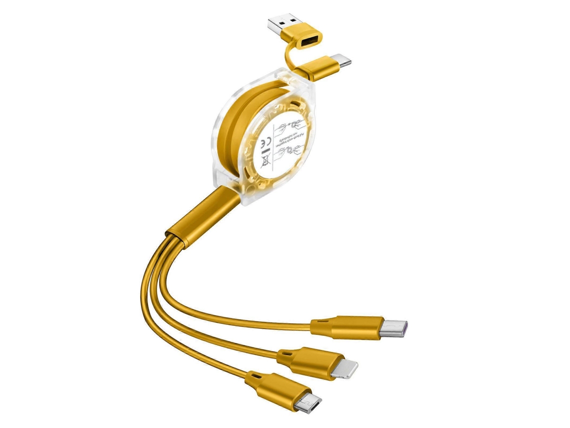 Lurelia Cabo Usb, Carregamento Rápido, 3 Em 1, Tablets