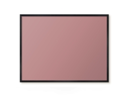 Magnetic Wall Board Warm Light Brown For The Office Espelharte (80x60 Cm)