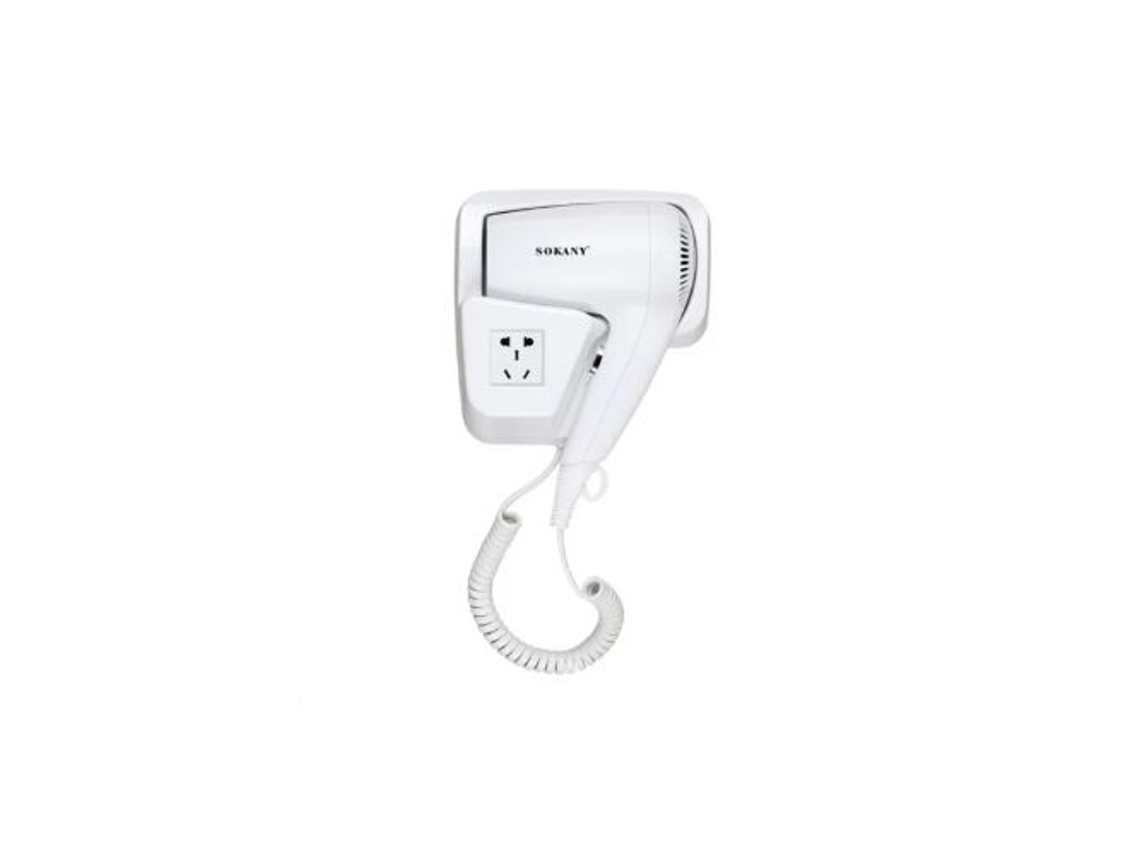 Secador De Cabelo 1200w Com Suporte Sokany Sk Cf 2217 Branco