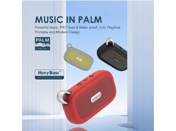 Caixa de som sem fio Oraimo com classificação IP67, à prova de poeira e água EOOCOO