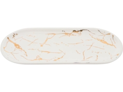 Bandeja De Cerâmica Nuobesty Para Sushi Com Prato Para Joias E Objetos Decorativos, Design Em Mármore.