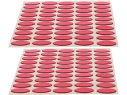 Conjunto De 100 Mouse Pads Curvos Microtexturizados Para Edge, Vermelhos