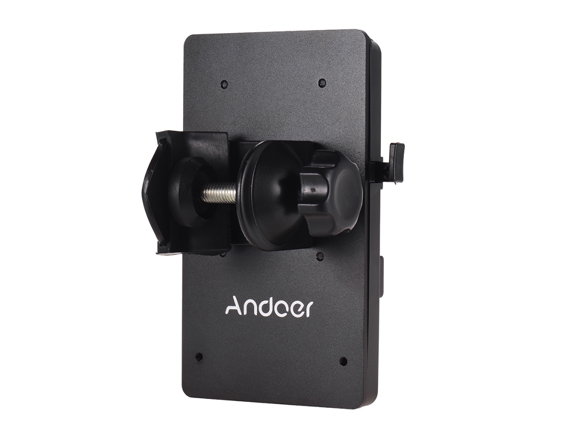 Placa De Batería Andoer V Mount V-lock Adaptador Com Conector D-tap E Abraçadeira Para Câmera Sony Bp