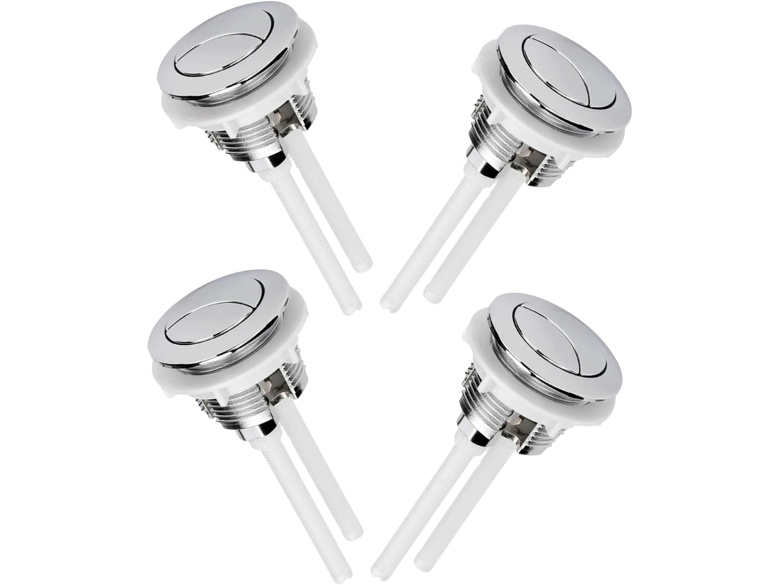 Conjunto De 4 Botões De Descarga Dupla Para Vaso Sanitário, Acessórios Para Banheiro, Botão De Press Gokoco