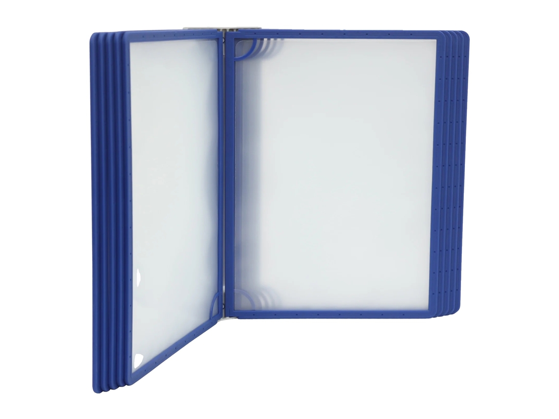 Porta-documentos OEM com atração magnética, compatível com A4, azul escuro.