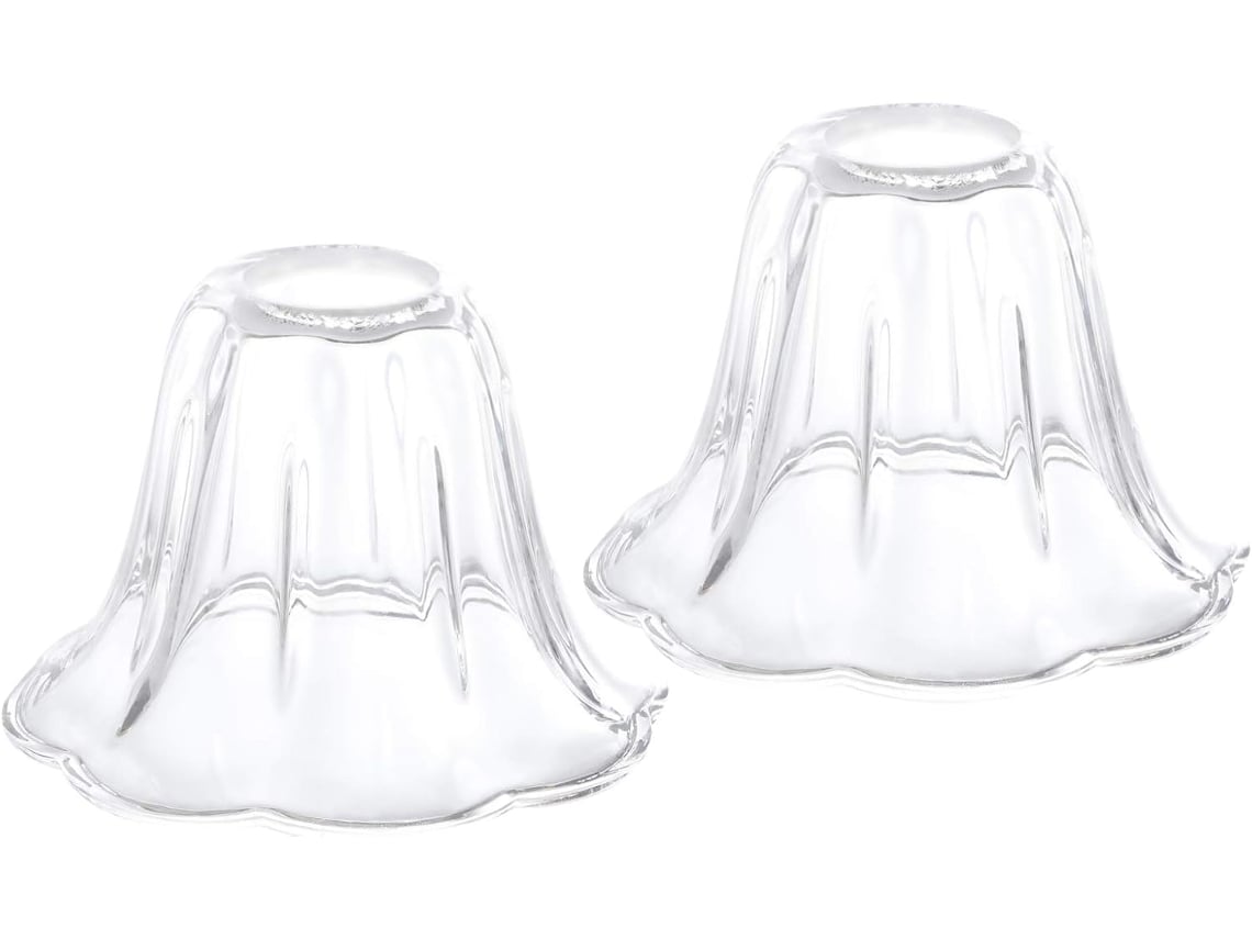 Conjunto de 2 Luminárias de Teto de Vidro E27 para Quarto SFUSHOS