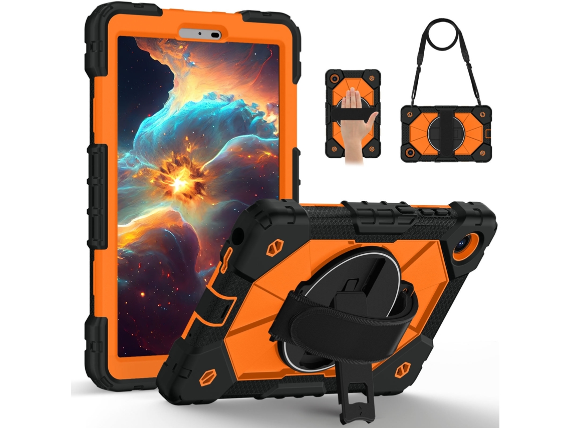 Capa Para Tablet Lurelia, Compatível Com Lenovo Tab One/tab K9 8.7, Giratório, Silicone, Suporte Giratório, Função Sono