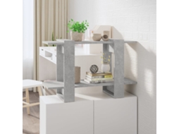 Vidaxl Estante/divisória 80x30x51 Cm Cor Cinzento Cimento