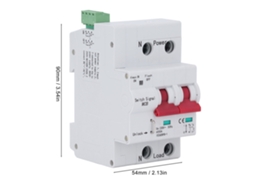 Laxiscreed Disjuntor Diferencial 2p Com Controle Inteligente Ativo E Passivo