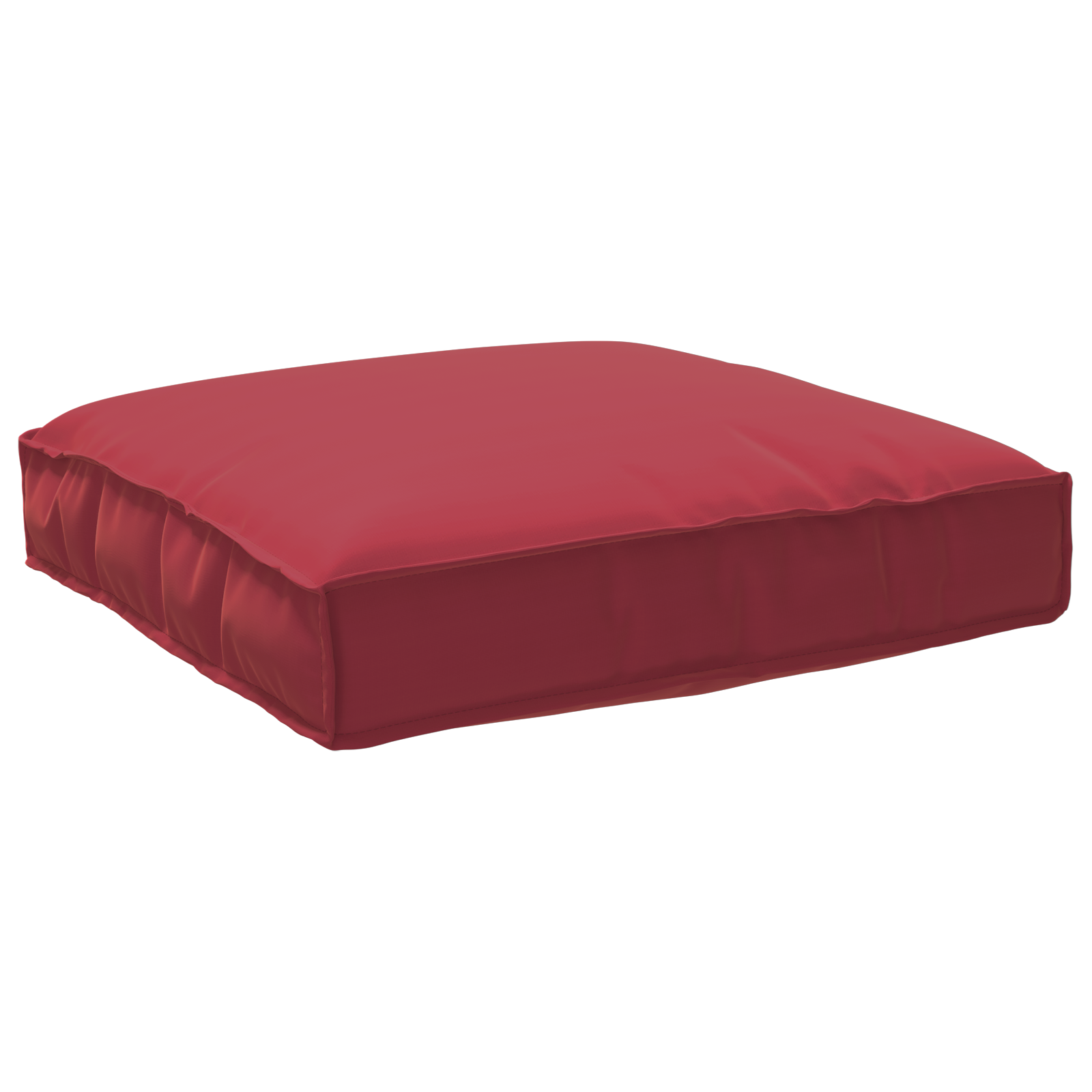 Conjunto 1 Almofada Moderna Vidaxl Vermelho Oxford (80 X 80 X 12 Cm)