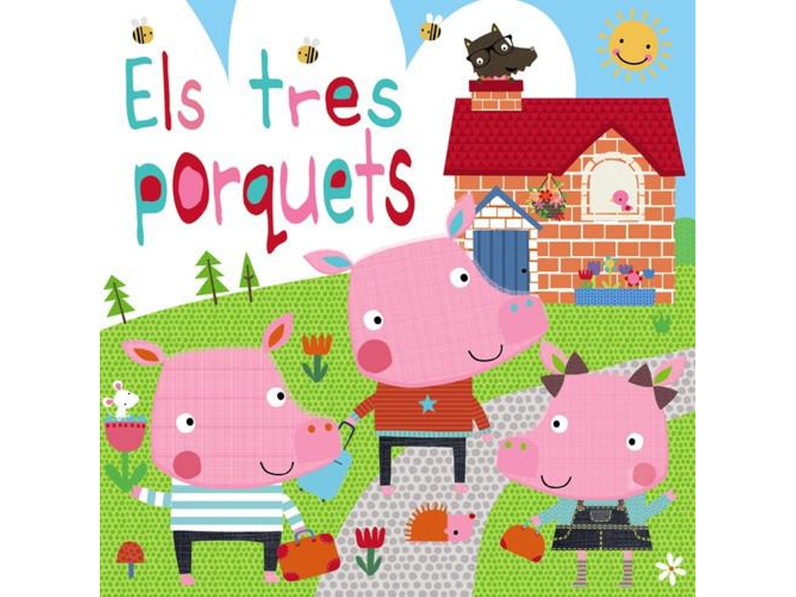 Livro Els tres porquets de Dawn Machell (Espanhol - Capa Dura)