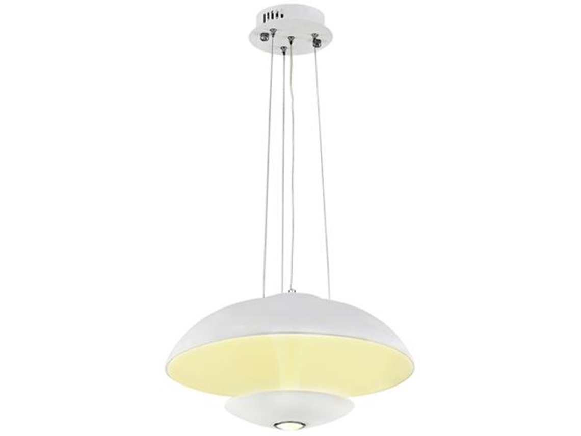 Projeto de Suspensão Led Dome White 24W Eq. 192W Diam. 450Mm