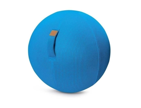 Bola de Sentar em Malha Azul Gasolina SITTING POINT 65 Cm de Diâmetro Tecido Adulto 1 Lugar
