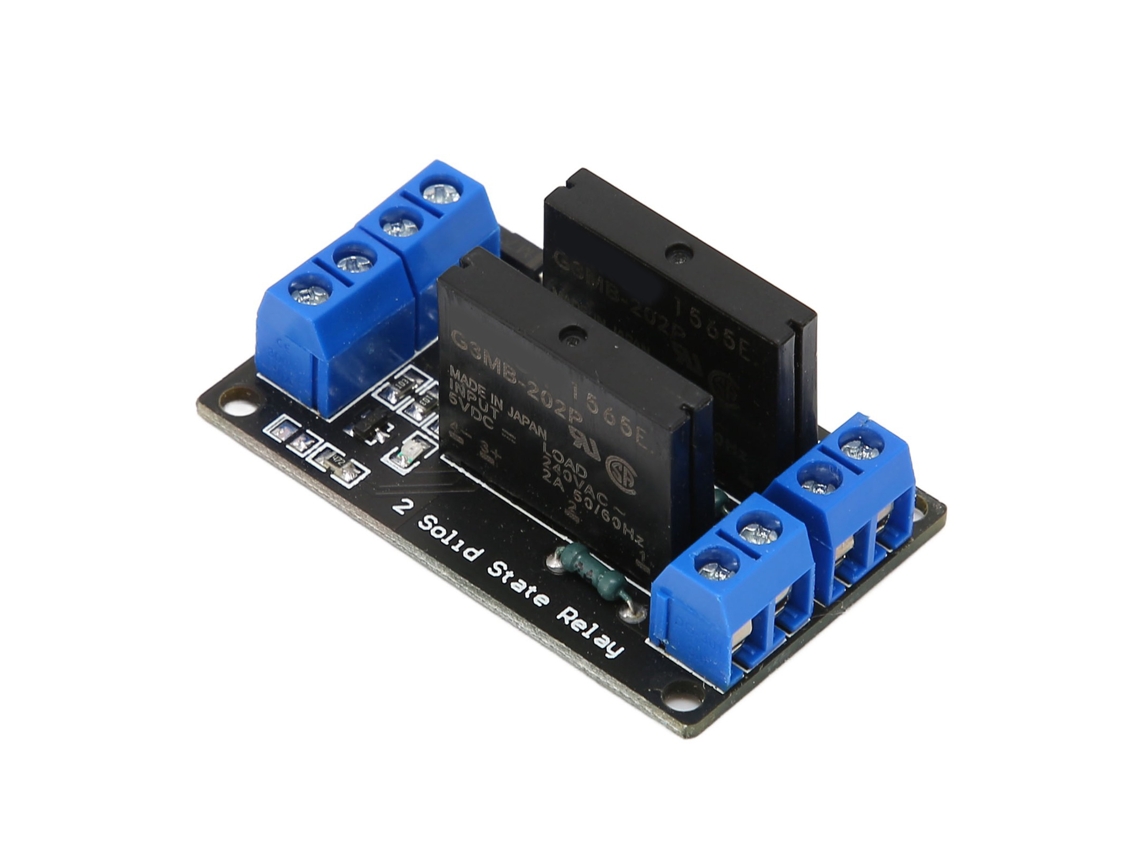 Módulo Relé De Baixo Nível 2 Canais 240v 2a Com Fuso Para Controle Industrial E Projetos Diy