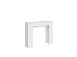 Mesa Consola Extensível 90X25/181Cm Slick Cinza Branca