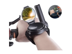 Espelho Retrovisor Para Bicicleta Pulseira Giratório 360 Graus Acessório Seguro Para Moto Mtb