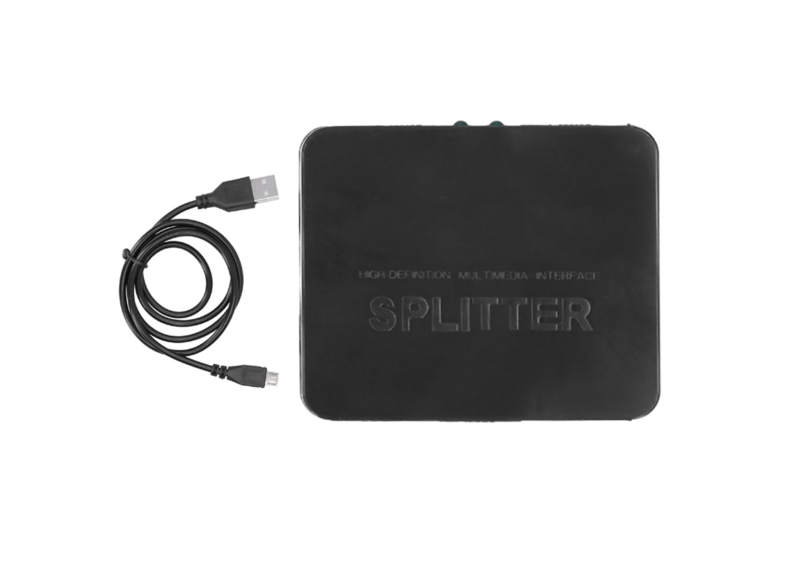 Aetheria splitter Hdmi 4k Hd 1 Entrada 2 Saídas para Duas Telas/projetor Plug And Play