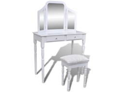 Dressing Table, Dressing Tables Vidaxl Branco Madeira (n/a)