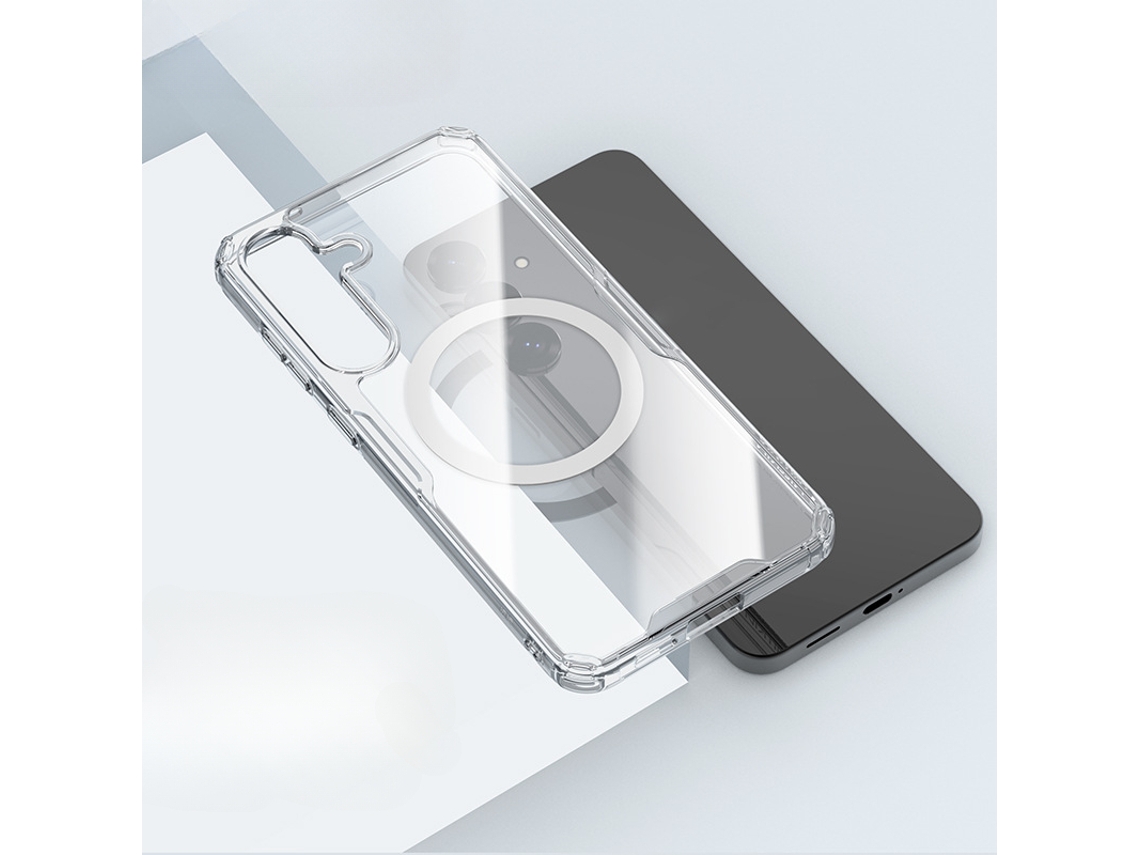 Capa Para Samsung Galaxy S25 Plus Transparente Magnética