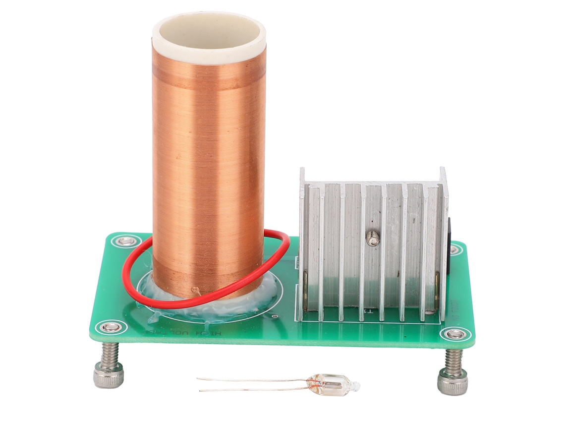 Hkj teste de Alto falante de Plasma de Bobina Musical Diy Transmissão Sem Fio Luz 20w 9 12v