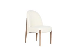 Cadeira Estofada em Poliéster Cinza ALEXANDRA HOUSE LIVING (54,5x63,5x85cm)