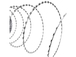 Rolo de arame farpado Concertina em espiral VIDA XL aço galvanizado (60m)